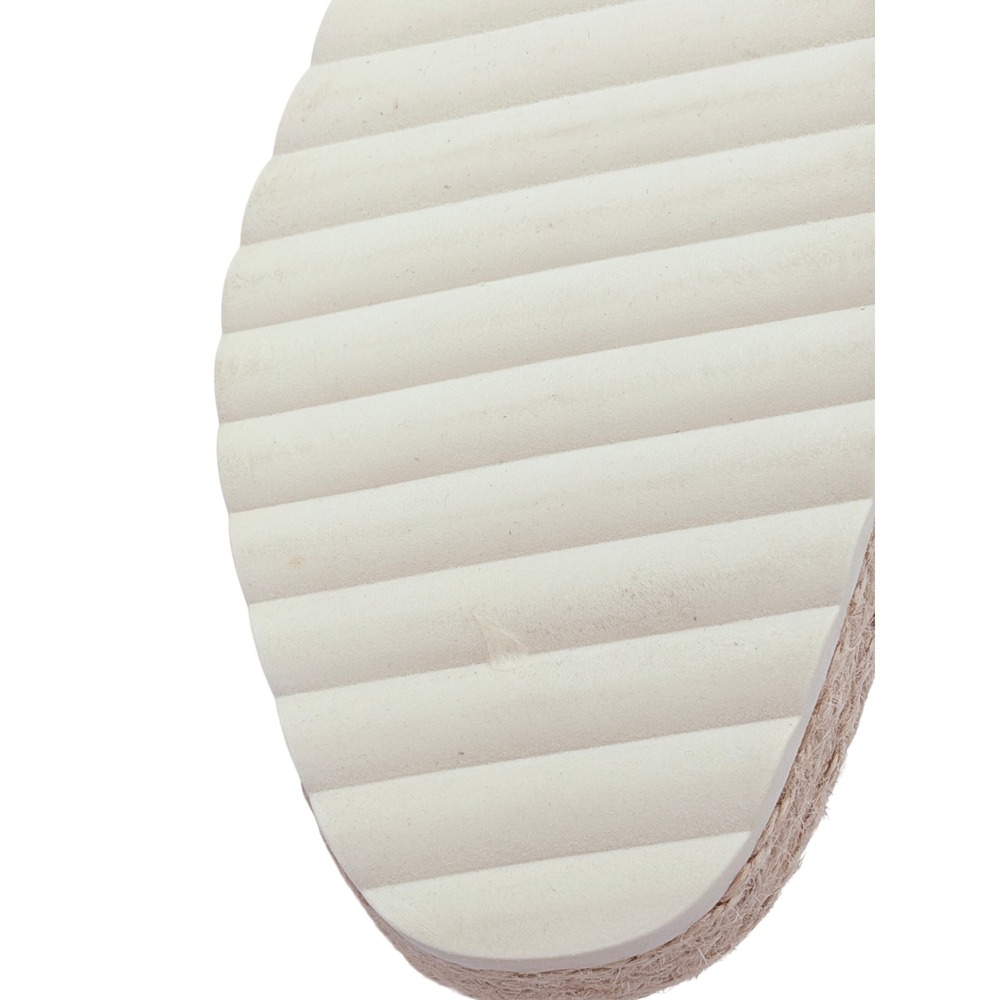 Dr. Scholl's Cream‎ Canvas Espadrille Spring Loafer Slip-on Women's 7.5 M Jute - Picture 10 of 14